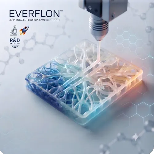 Pionieri della nuova frontiera: Everflon™ sta sviluppando una nuova classe di fluoropolimeri stampabili in 3D per applicazioni future
